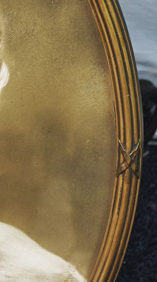 Cornice ovale con ritratto fotografico ‘30