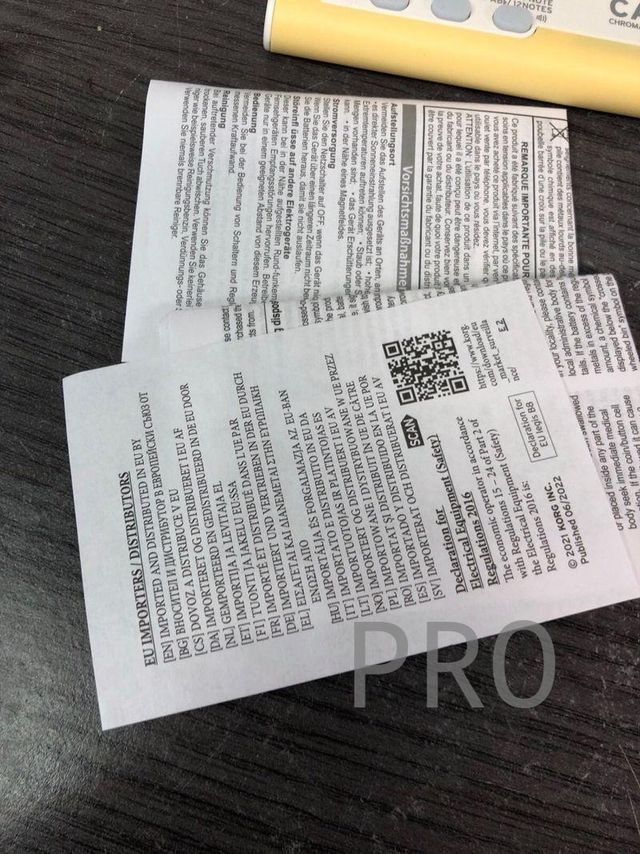 Korg cromática sintonizador