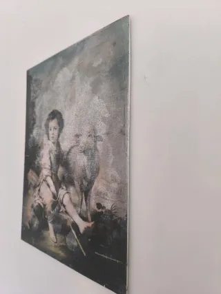 Cuadro antiguo El Buen Pastor