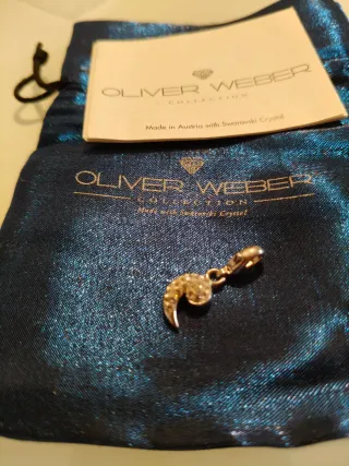 Charm Oliver Weber Cristalli Swarovski rodiato