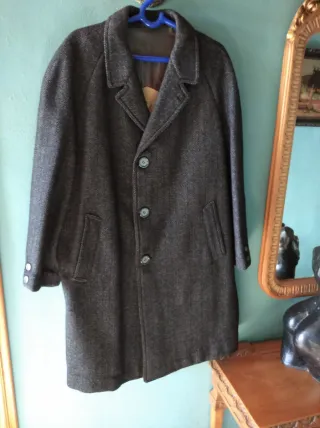 CHAQUETÓN DE VESTIR JASPEADO T 54/56