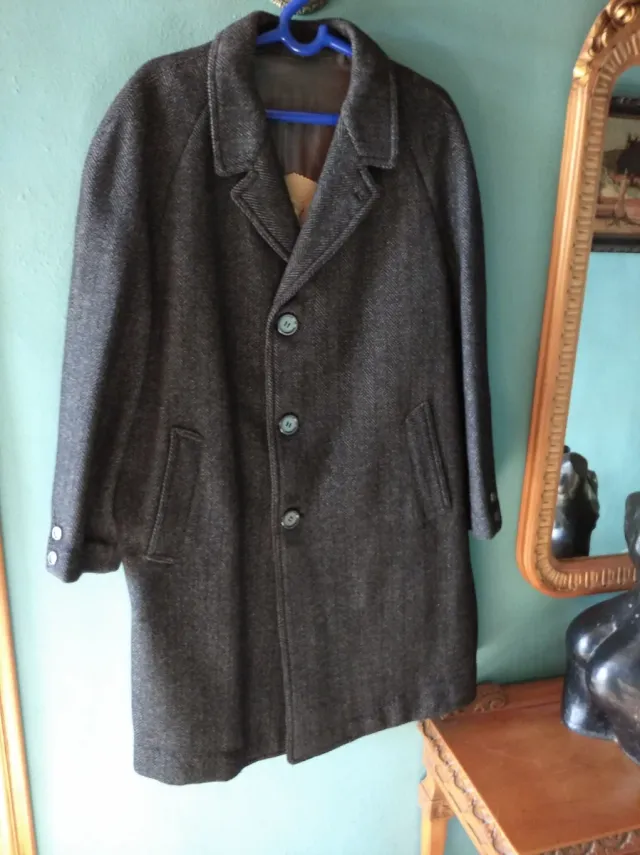 CHAQUETÓN DE VESTIR JASPEADO T 54/56