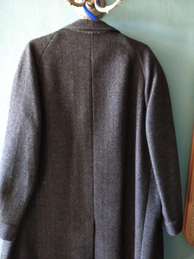 CHAQUETÓN DE VESTIR JASPEADO T 54/56