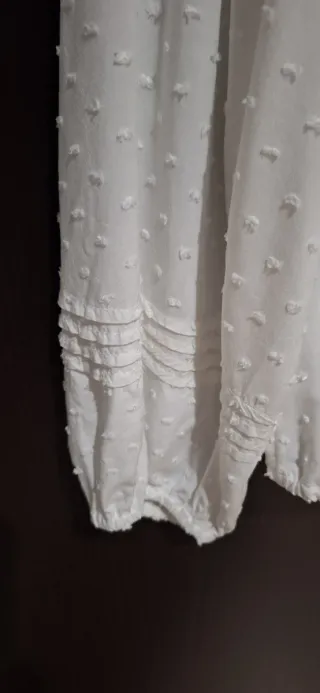 Blusa romántica blanca