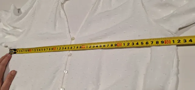 Blusa romántica blanca