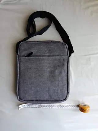 Bolso bandolera gris INTERCOSMO