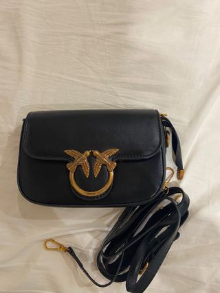 Borsa Pinko nera con tracolla