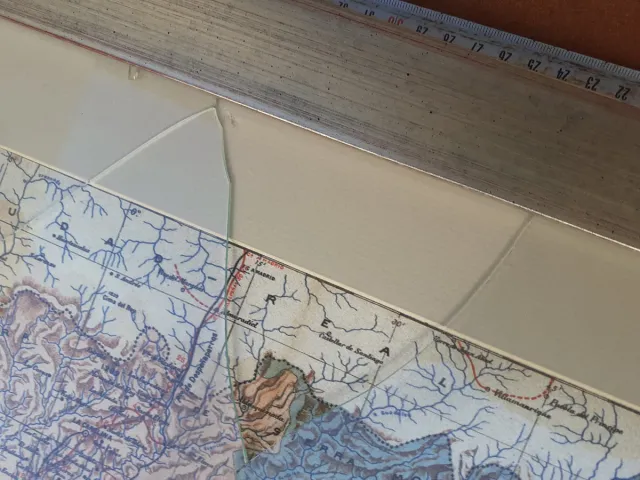 Cuadro Marco Madera Mapa Jaén