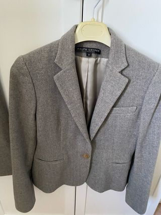 Tailleur Ralph Lauren Grigio Tg S