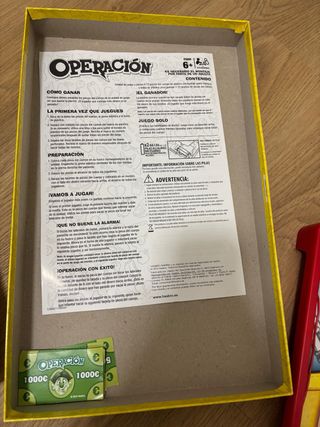 Juego de mesa Operación