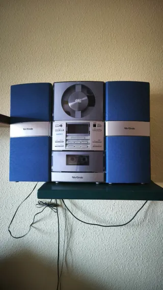 Equipo de música Bose azul y gris