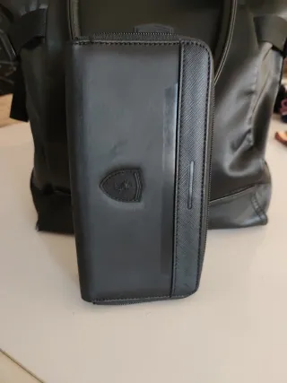 Bolso y monedero Puma negro