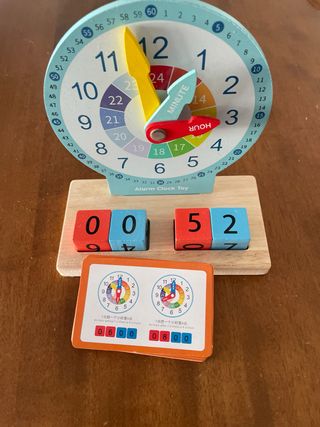 Reloj Montessori Educativo Madera