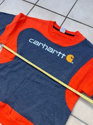 Sudadera Carhartt Gris y Naranja