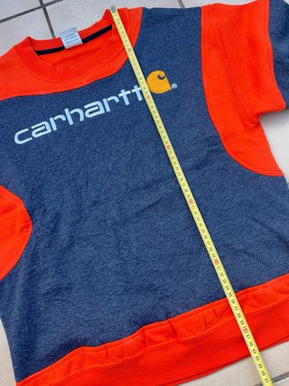 Sudadera Carhartt Gris y Naranja