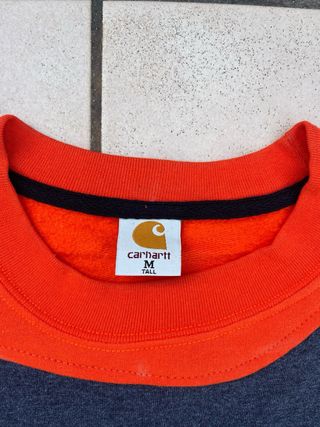 Sudadera Carhartt Gris y Naranja