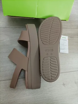 Crocs Brooklyn Low Wedge, Sandalias Mujer 39-40