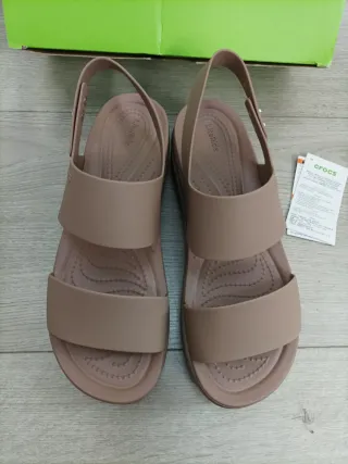 Crocs Brooklyn Low Wedge, Sandalias Mujer 39-40