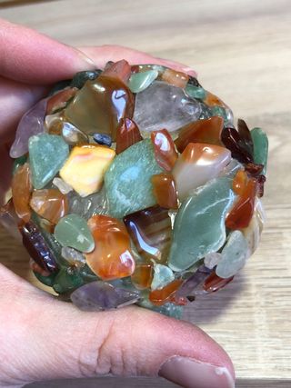 Cenicero de piedras naturales