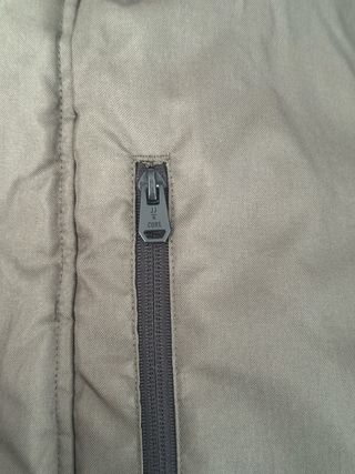 Abrigo Jack & Jones verde con forro naranja