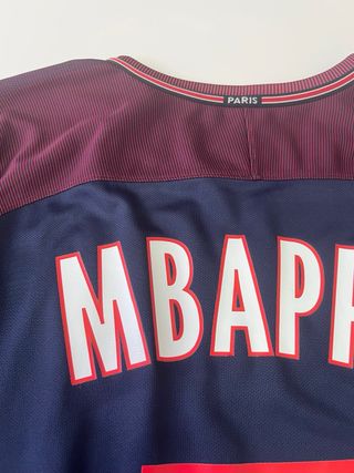 Camiseta original PSG 2017 2018 Mbappé nike #7
