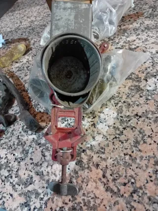 Picadora de carne antigua S32