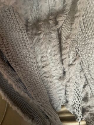 Maglia donna  beige/grigio taglia M