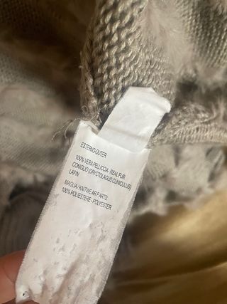 Maglia donna  beige/grigio taglia M