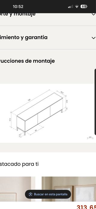 mueble TV y aparador kolb kenay home