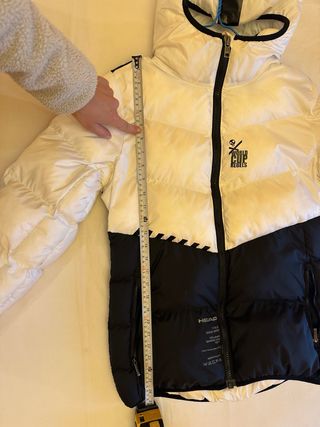 Abrigo HEAD blanco y negro