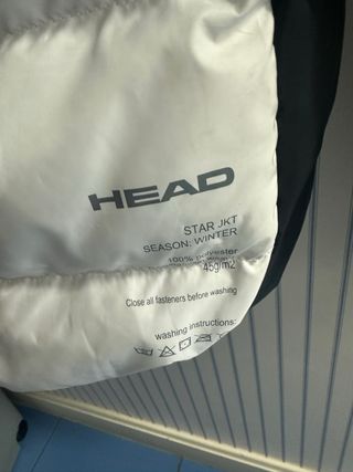 Abrigo HEAD blanco y negro