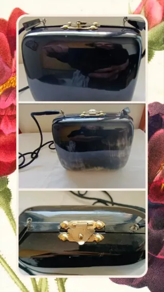 Bolso de fiesta clutch negro