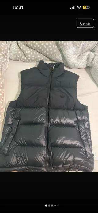 Chaleco acolchado Adidas negro