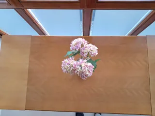 Mesa de cocina Ondarreta madera y metal.Extensible