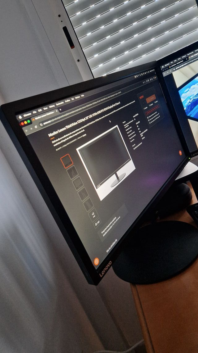 4 Monitores Lenovo T2324PA Full HD