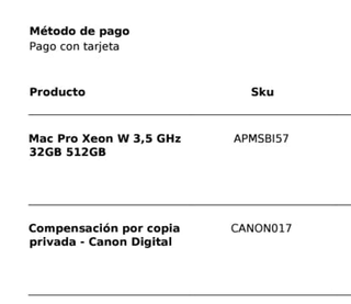 Mac Pro 2019 XEON 64 GB / 521 GB - Caja Sellada