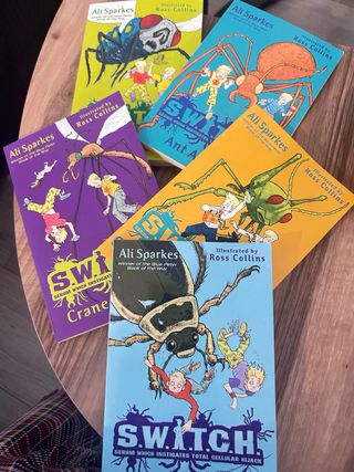 Libros S.W.I.T.C.H. de Ali Sparkes (5 libros)