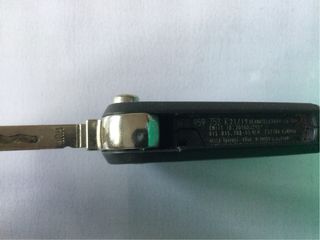 Llave Mando Coche Negra