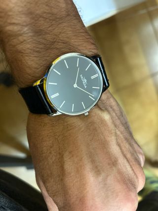 Orologio Mondia Uomo Nero/Argento
