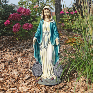 Medaglia Miracolosa Madonna Sacro Giardino Statua