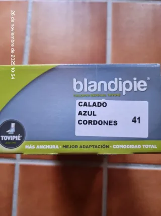 Zapatillas blandipie Azul Talla Senior