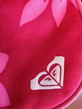 Bolso Roxy Quiksilver rosa estampado flores