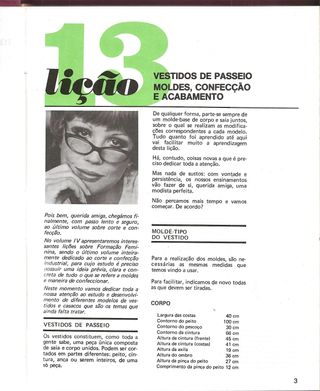 Mulher: Método Prático de Corte e Confecção –Vol.3