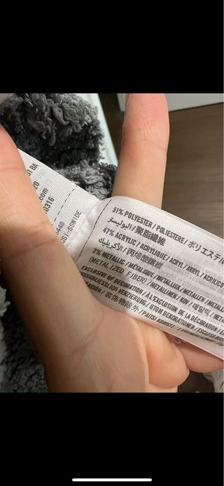 Jersey Hollister gris talla S