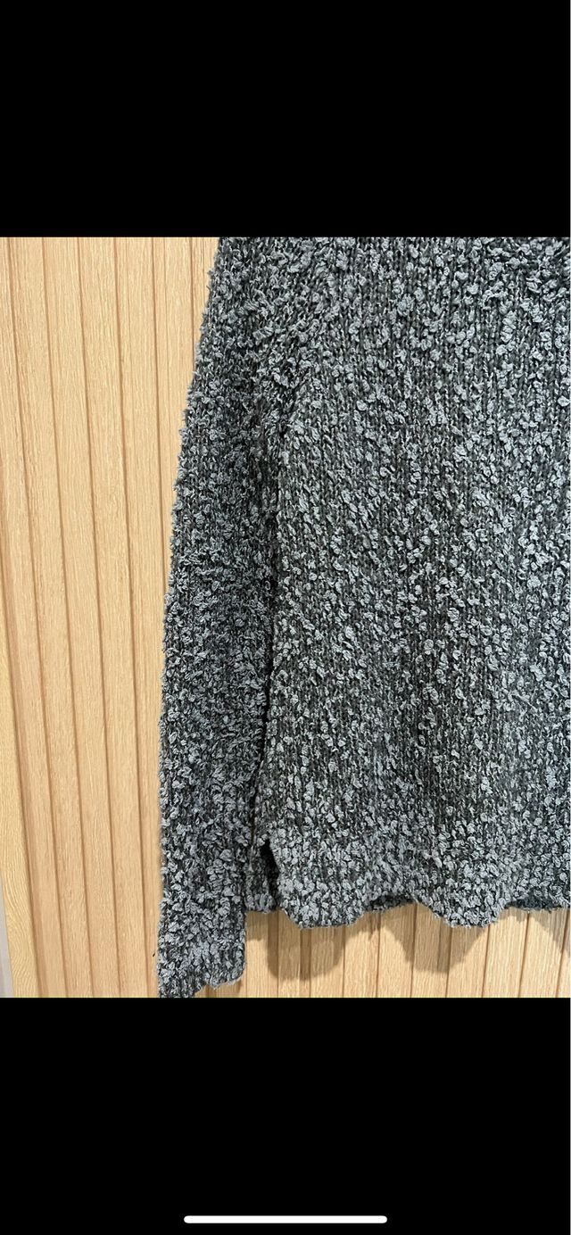 Jersey Hollister gris talla S