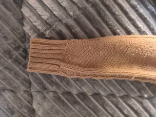 Abrigo borreguero con botones