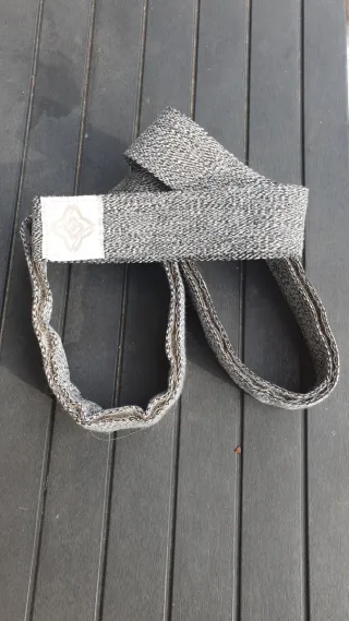 Correa Yoga Ajustable Gris Jaspeado