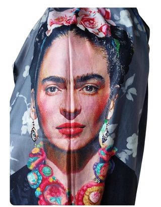 Maxi bufanda Frida doble estampado