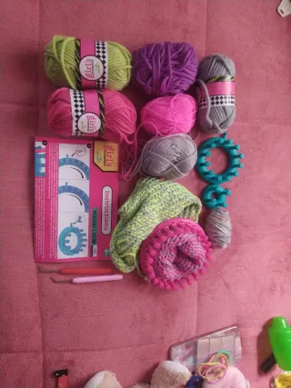 Kit Telar Redondo Lana Girl's Creator