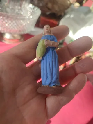 6 Figuras Nacimiento Belén Pesebre Antiguas